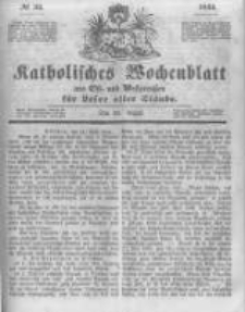 Katholisches Wochenblatt aus Ost- und Westpreussen f&uuml;r Leser aller St&auml;nde. 1844.08.10 No32