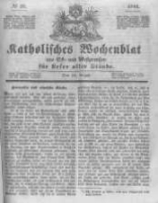 Katholisches Wochenblatt aus Ost- und Westpreussen f&uuml;r Leser aller St&auml;nde. 1844.08.31 No35