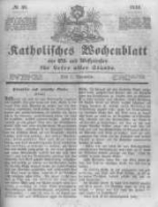 Katholisches Wochenblatt aus Ost- und Westpreussen f&uuml;r Leser aller St&auml;nde. 1844.09.07 No36