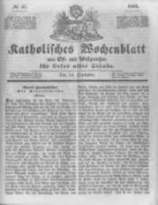 Katholisches Wochenblatt aus Ost- und Westpreussen f&uuml;r Leser aller St&auml;nde. 1844.09.14 No37