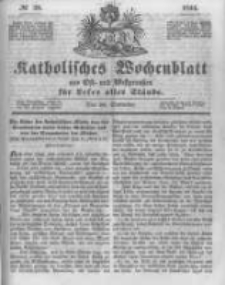 Katholisches Wochenblatt aus Ost- und Westpreussen f&uuml;r Leser aller St&auml;nde. 1844.09.28 No39