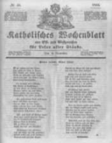 Katholisches Wochenblatt aus Ost- und Westpreussen f&uuml;r Leser aller St&auml;nde. 1844.11.09 No45