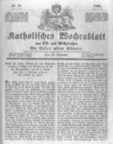 Katholisches Wochenblatt aus Ost- und Westpreussen f&uuml;r Leser aller St&auml;nde. 1844.12.21 No51