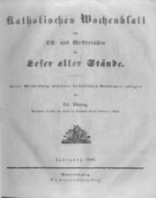 Katholisches Wochenblatt aus Ost- und Westpreussen f&uuml;r Leser aller St&auml;nde. 1845.01.25 No4