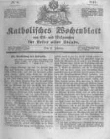 Katholisches Wochenblatt aus Ost- und Westpreussen f&uuml;r Leser aller St&auml;nde. 1845.02.08 No6
