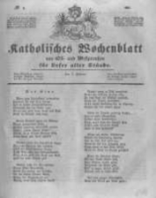 Katholisches Wochenblatt aus Ost- und Westpreussen f&uuml;r Leser aller St&auml;nde. 1846.02.07 No6
