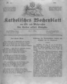 Katholisches Wochenblatt aus Ost- und Westpreussen für Leser aller Stände. 1846.03.07 No10
