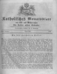 Katholisches Monatsblatt aus Ost- und Westpreussen f&uuml;r Leser aller St&auml;nde. 1846 April