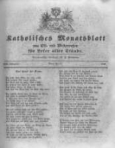 Katholisches Monatsblatt aus Ost- und Westpreussen für Leser aller Stände. 1846 Juni