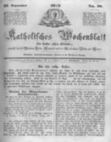 Katholisches Wochenblatt f&uuml;r Leser aller St&auml;nde zun&auml;chst f&uuml;r die Di&ouml;cesen Culm, Ermeland und das Erzbisthum Posen und Gnesen. 1849.09.22 No38