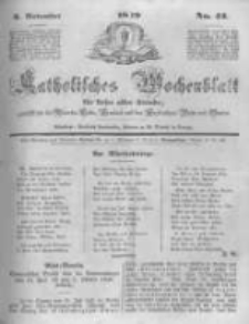 Katholisches Wochenblatt f&uuml;r Leser aller St&auml;nde zun&auml;chst f&uuml;r die Di&ouml;cesen Culm, Ermeland und das Erzbisthum Posen und Gnesen. 1849.11.03 No44