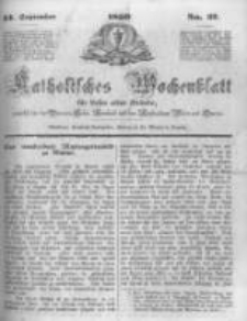 Katholisches Wochenblatt f&uuml;r Leser aller St&auml;nde zun&auml;chst f&uuml;r die Di&ouml;cesen Culm, Ermeland und das Erzbisthum Posen und Gnesen. 1850.09.14 No37