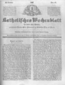 Katholisches Wochenblatt f&uuml;r Leser aller St&auml;nde zun&auml;chst f&uuml;r die Di&ouml;cesen Culm, Ermeland und das Erzbisthum Posen und Gnesen. 1850.11.23 No47