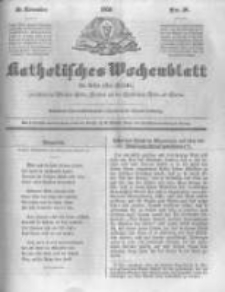 Katholisches Wochenblatt f&uuml;r Leser aller St&auml;nde zun&auml;chst f&uuml;r die Di&ouml;cesen Culm, Ermeland und das Erzbisthum Posen und Gnesen. 1850.11.30 No48
