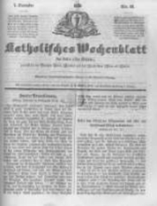 Katholisches Wochenblatt f&uuml;r Leser aller St&auml;nde zun&auml;chst f&uuml;r die Di&ouml;cesen Culm, Ermeland und das Erzbisthum Posen und Gnesen. 1850.12.07 No49