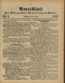 Amtsblatt der Königlichen Regierung zu Posen. 1886.01.26 Nro.4