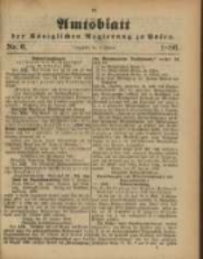 Amtsblatt der Königlichen Regierung zu Posen. 1886.02.09 Nro.6