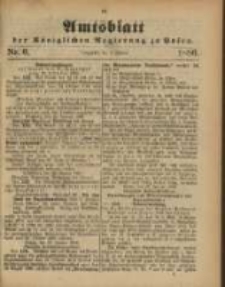 Amtsblatt der Königlichen Regierung zu Posen. 1886.02.09 Nro.6