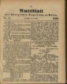 Amtsblatt der Königlichen Regierung zu Posen. 1886.03.30 Nro.13