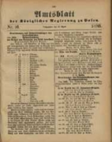 Amtsblatt der Königlichen Regierung zu Posen. 1886.04.20 Nro.16