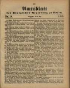 Amtsblatt der Königlichen Regierung zu Posen. 1886.05.04 Nro.18