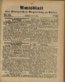 Amtsblatt der Königlichen Regierung zu Posen. 1886.06.15 Nro.24