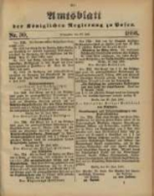 Amtsblatt der Königlichen Regierung zu Posen. 1886.07.27 Nro.30