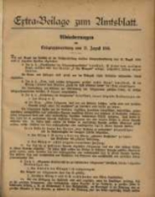 Extra = Beilage zum Amtsblatt