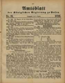 Amtsblatt der Königlichen Regierung zu Posen. 1886.08.03 Nro.31