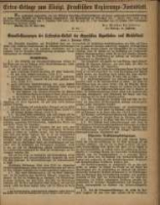 Extra-Beilage zum Königl. Regierungs - Amtsblatt.