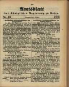 Amtsblatt der Königlichen Regierung zu Posen. 1886.10.05 Nro.40