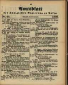 Amtsblatt der Königlichen Regierung zu Posen. 1886.11.16 Nro.46