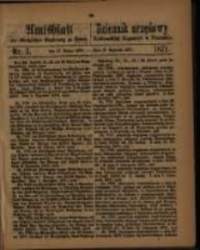 Amtsblatt der Königlichen Regierung zu Posen. 1871.01.17 Nro.3