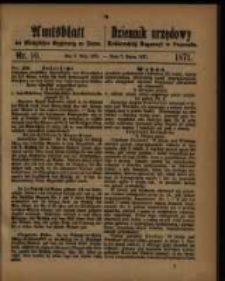 Amtsblatt der Königlichen Regierung zu Posen. 1871.03.07 Nro.10