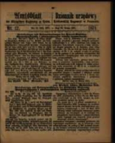 Amtsblatt der Königlichen Regierung zu Posen. 1871.03.21 Nro.12