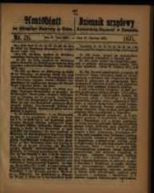 Amtsblatt der Königlichen Regierung zu Posen. 1871.06.27 Nro.26