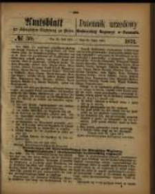 Amtsblatt der Königlichen Regierung zu Posen. 1871.07.25 Nro.30