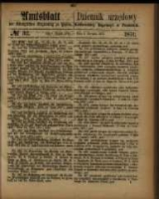 Amtsblatt der Königlichen Regierung zu Posen. 1871.08.08 Nro.32