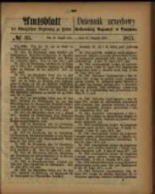 Amtsblatt der Königlichen Regierung zu Posen. 1871.08.29 Nro.35