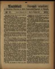 Amtsblatt der Königlichen Regierung zu Posen. 1871.09.12 Nro.37
