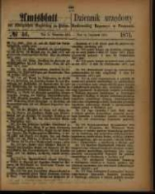 Amtsblatt der Königlichen Regierung zu Posen. 1871.11.14 Nro.46