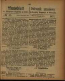 Amtsblatt der Königlichen Regierung zu Posen. 1871.11.28 Nro.48