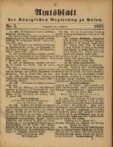 Amtsblatt der Königlichen Regierung zu Posen. 1887.02.01 Nro.5