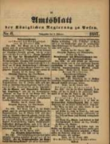 Amtsblatt der Königlichen Regierung zu Posen. 1887.02.08 Nro.6