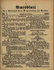 Amtsblatt der Königlichen Regierung zu Posen. 1887.02.15 Nro.7