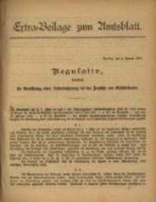 Extra = Beilage zum Amtsblatt