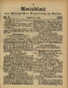 Amtsblatt der Königlichen Regierung zu Posen. 1887.03.01 Nro.9