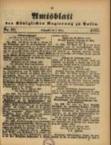 Amtsblatt der Königlichen Regierung zu Posen. 1887.03.08 Nro 10