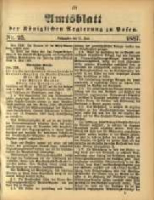 Amtsblatt der Königlichen Regierung zu Posen. 1887.06.21 Nro 25
