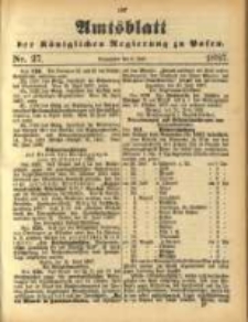 Amtsblatt der Königlichen Regierung zu Posen. 1887.07.05 Nro 27